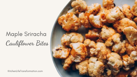 Maple Siracha Cauliflower Bites